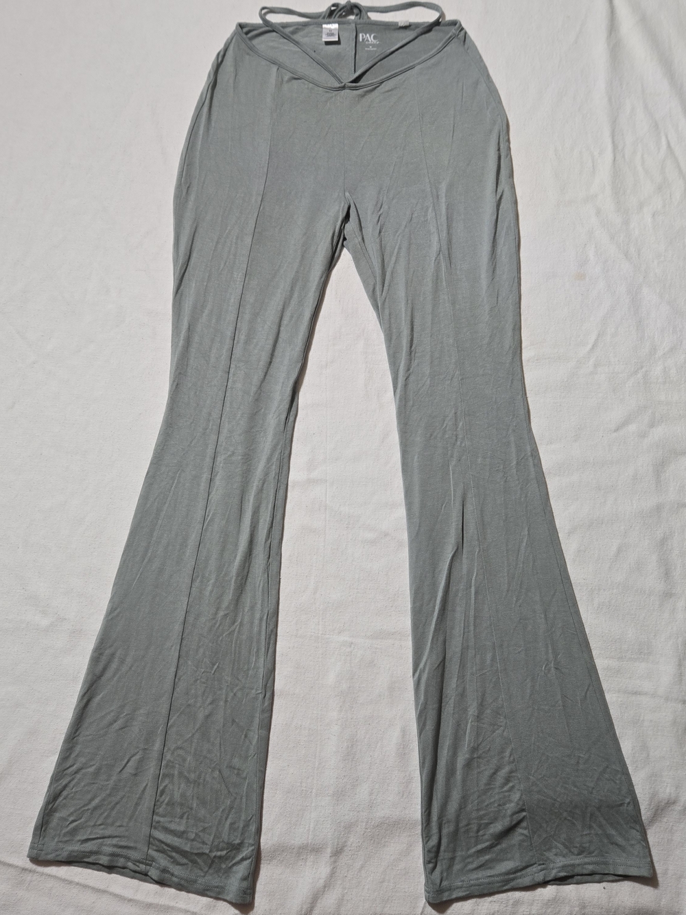 PacSun Light Gray/green Flare Lounge Pants